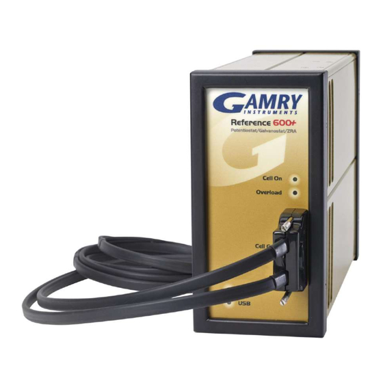 Gamry Reference 600+ Operator's Manual