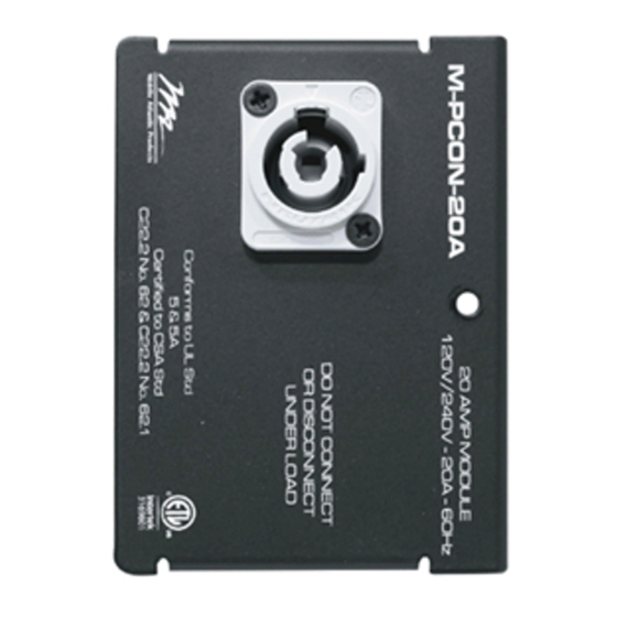 Middle Atlantic MPR-A Series Instruction Sheet