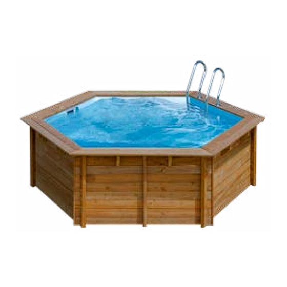 GRE LILLI 790080 Wooden Swimming Pool Manuals