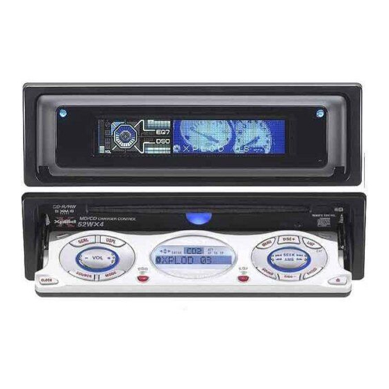 Sony CDX-M800 Installation/Connections