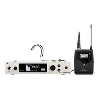 Sennheiser evolution wireless EW 300 G4-ME2-RC-AW+ Instruction Manual