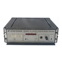 SENNHEISER EM 2004 VHF Manual