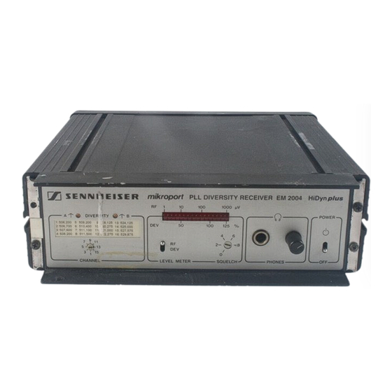 Sennheiser EM 2004 UHF Manual