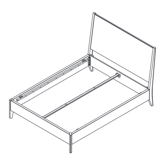 Living Spaces Draper DE-DRAP-BK01-US-HB Assembly Instructions