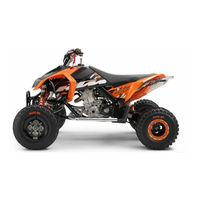 KTM 505 SX ATV 2009 Setup Instructions