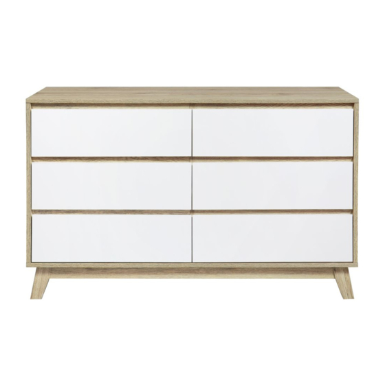 Mocka Jesse Six Drawer Assembly Instructions Manual