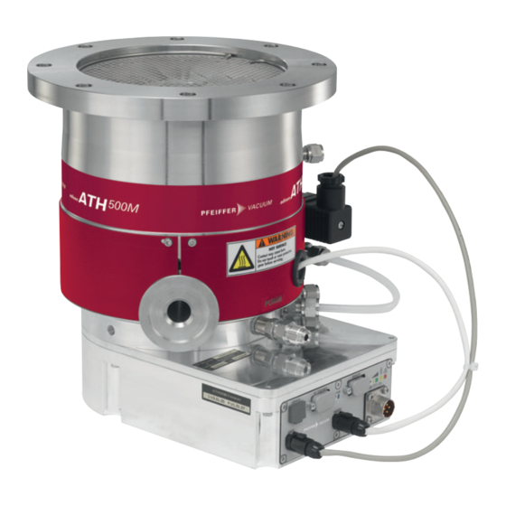 Pfeiffer Vacuum ATH 500 M Operating Instructions Manual