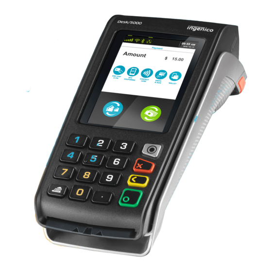 Global Payments Desk/5000 Quick Start Manual