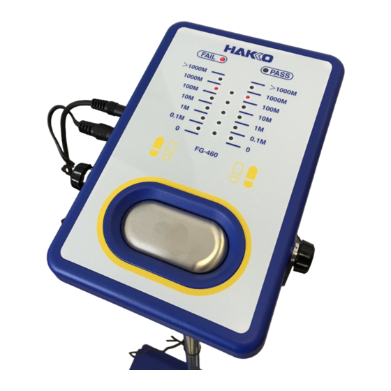 Hakko Electronics FG-460 Instruction Manual