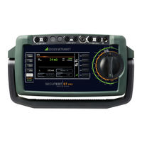Gossen MetraWatt SECUTEST ST PRO BT comfort Condensed Operating Instructions