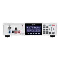 Hioki Super megohm SM7110 Instruction Manual