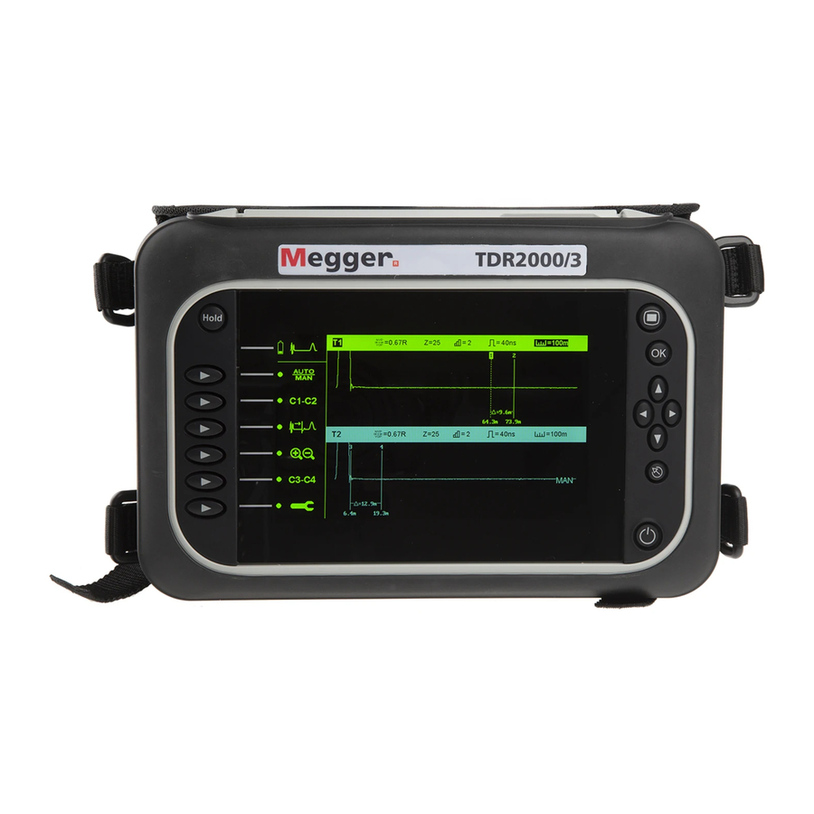 Megger TDR2000/3 Quick Start Manual