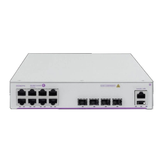 Alcatel-Lucent Enterprise OmniSwitch 2x60 Hardware User's Manual