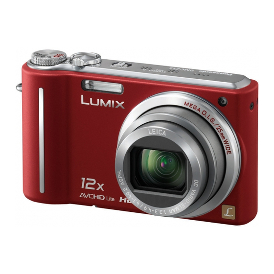 Panasonic Lumix DMC-ZS1 Operating Instructions Manual