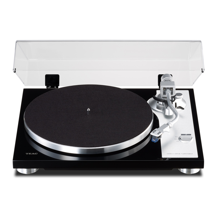 Teac TN-4D - Analog Turntable Manual