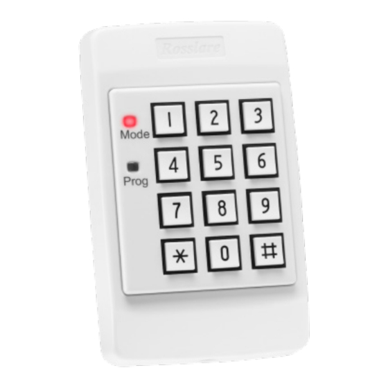 Rosslare AY-D09M Installation And Programming Manual