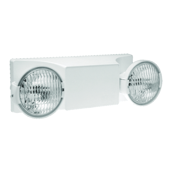 HUBBELL LIGHTING Dual Lite EZ-2 Series Installation, Operation And Service Instructions