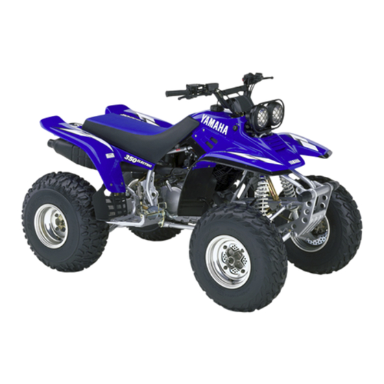 Yamaha YFM350XS Assembly Manual