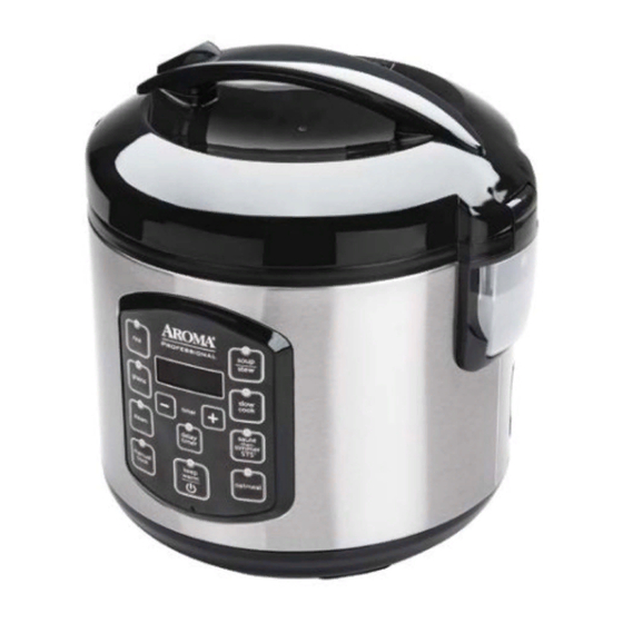 Aroma Professional ARC-984SBD Instruction Manual