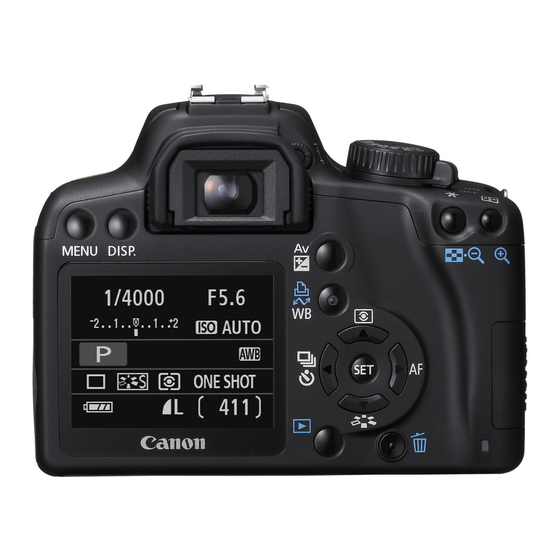Canon EOS DIGITAL REBEL XS/1000D Manuals