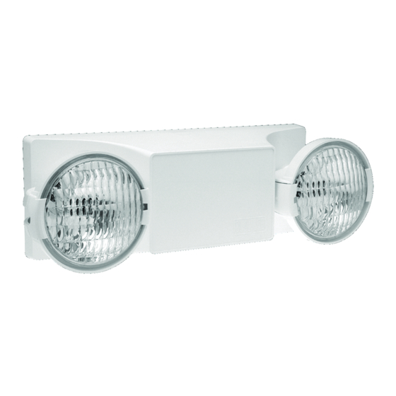 HUBBELL LIGHTING DUAL LITE EZ-2 Series Installation, Operation And Service Instructions