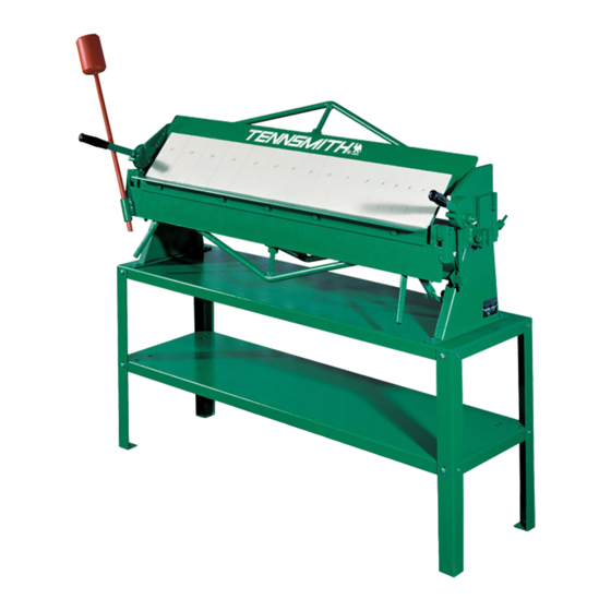 Tennsmith U48-22 Operation, Parts & Maintenance Manual