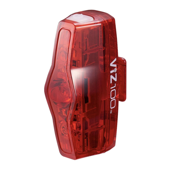 Cateye VIZ100 Manual
