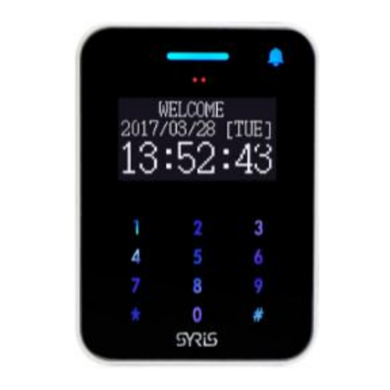Syris SYKD2N-H1 OLED Display Reader Manuals