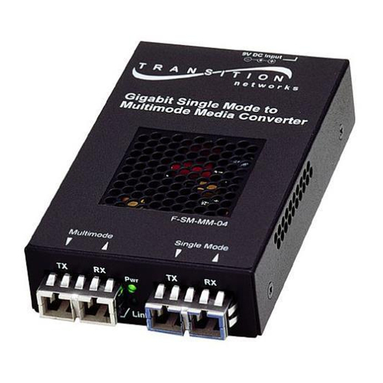 Transition Networks F-SM-MM-04(LH) User Manual