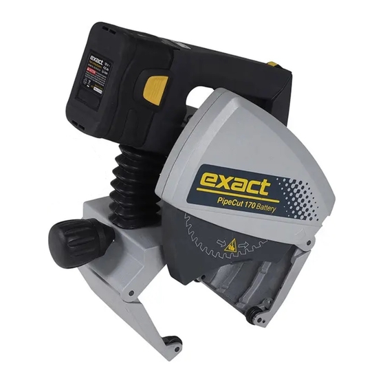eXact PipeCut 170 Operating Instructions Manual