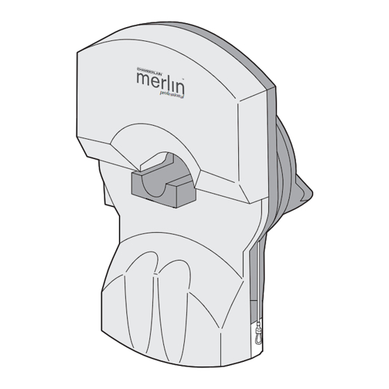 Chamberlain merlin MR800a Installation And Operating Instructions Manual