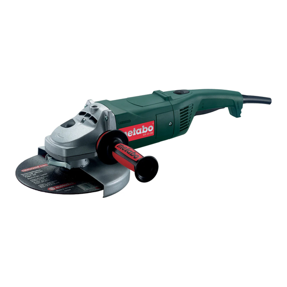 Metabo W 21-230 Instructions For Use Manual