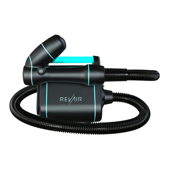 RevAir Reverse-Air Quick Start Manual