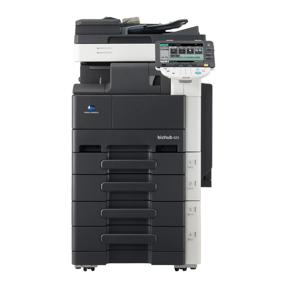 Konica Minolta bizhub 223 User Manual