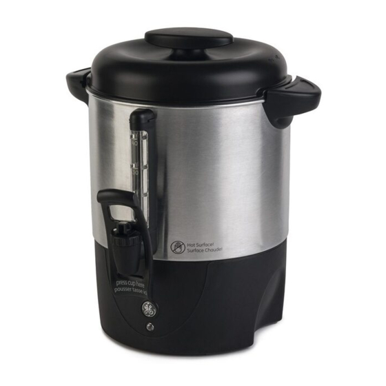 GE 40-Cup Coffee Urn Coffee Maker 169199 Reviews –