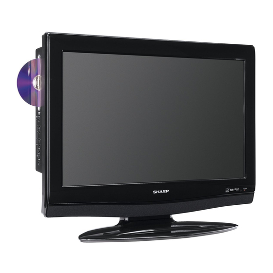 Sharp LC-26DV27UT Operation Manual