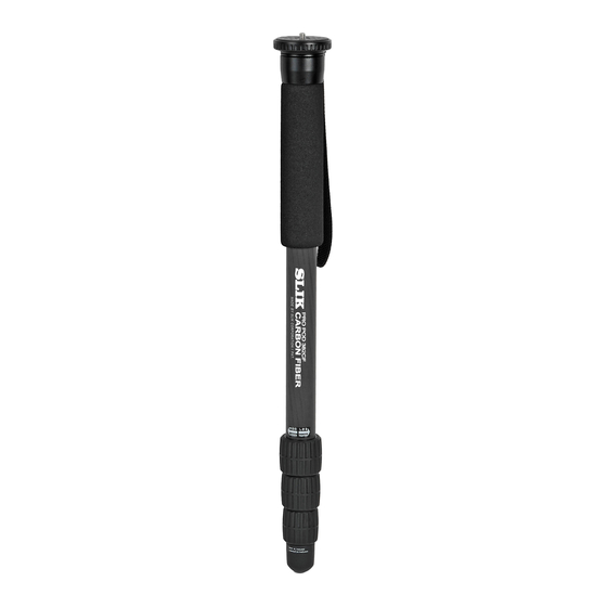 SLIK Pro Pod 382CF Operating Instructions