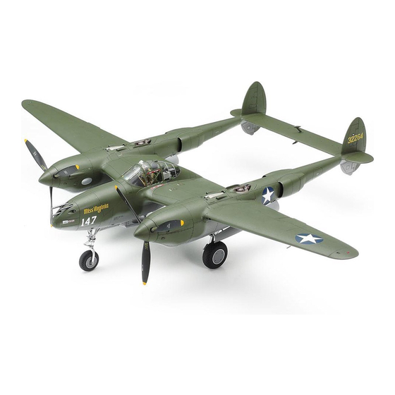 Tamiya Lockheed P-38 F/G Lightning Manual