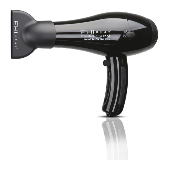 FHI Heat NANO SALON PRO 2000 POWERFUL Manual