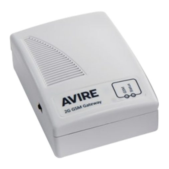 Memco Avire 2G GSM Installation Manual