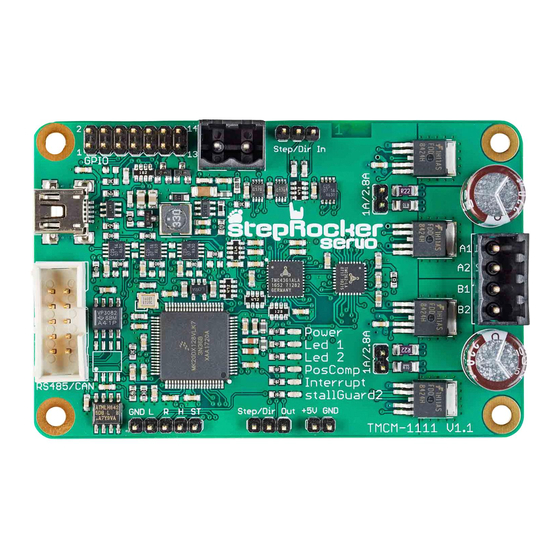User Manuals: Trinamic StepRocker TMCM-1111 Controller
