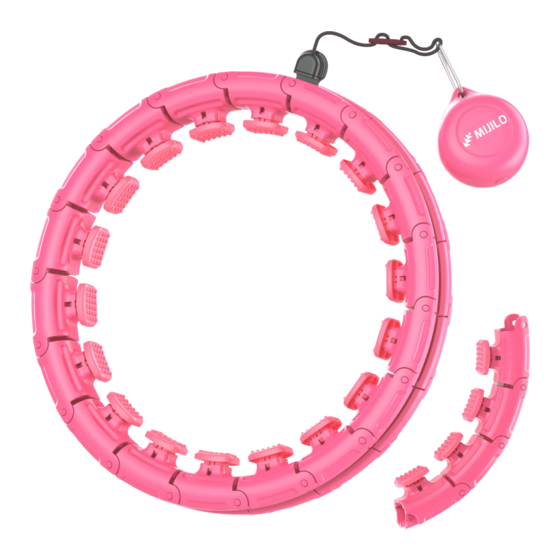 MIJILO Smart Weighted Fitness Hoop User Manual