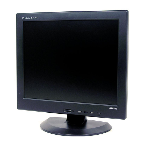 Iiyama Prolite E433 User Manual
