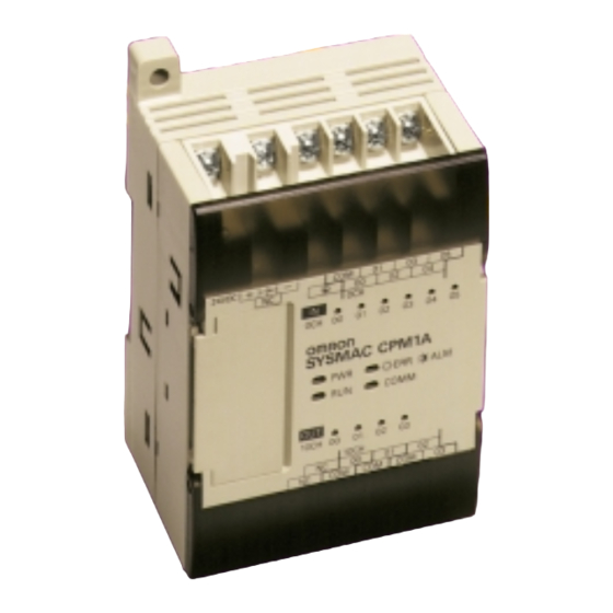Omron Micro Programmable Controllers CPM1A Brochure & Specs