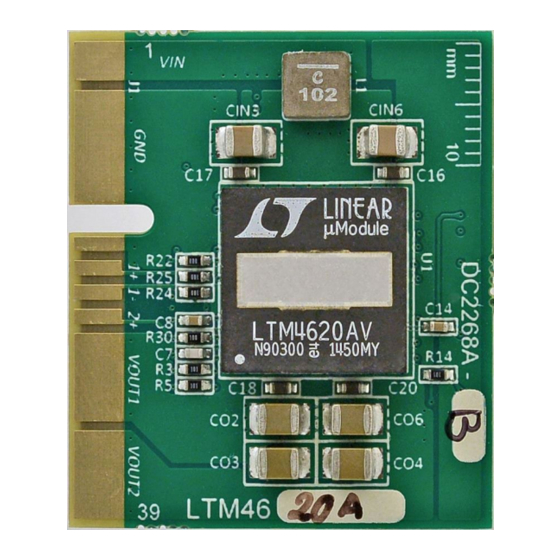 Linear Technology LTM4620A Demo Manual