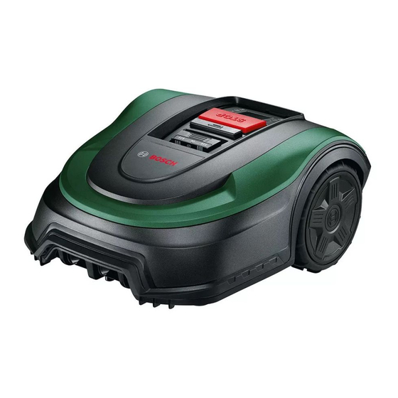 Bosch Indego Installation Manual