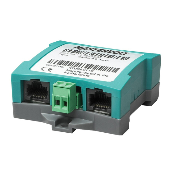 Mastervolt Digital AC 1x6A Manuals