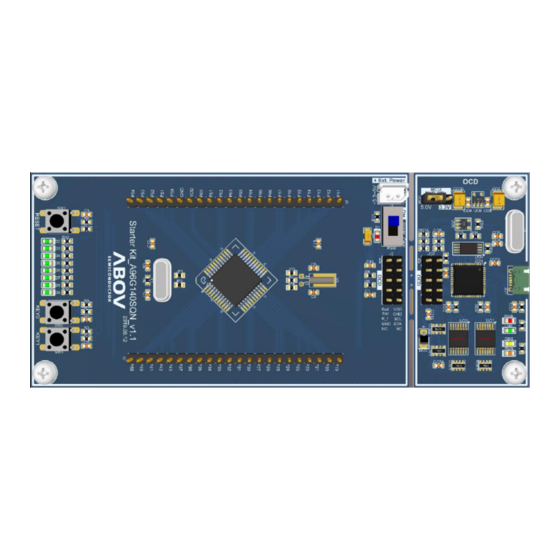 Abov 8-bit MCU Quick Manual