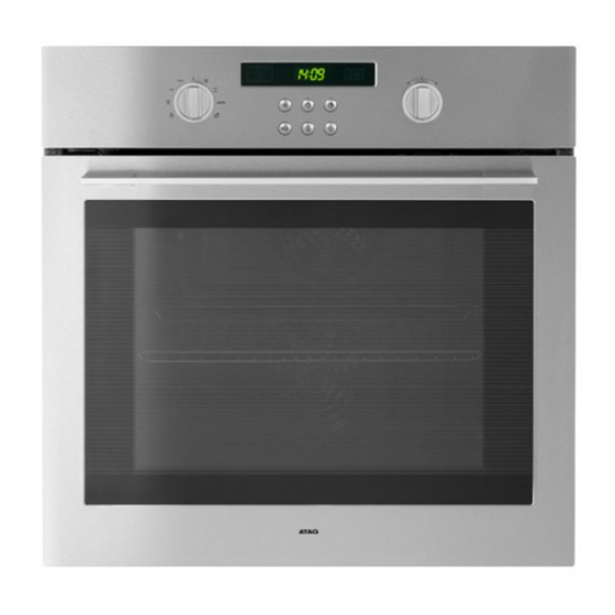 Atag OX6211F Manual