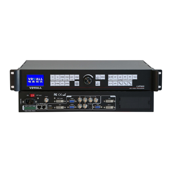 Vdwall LVP605S User Manual